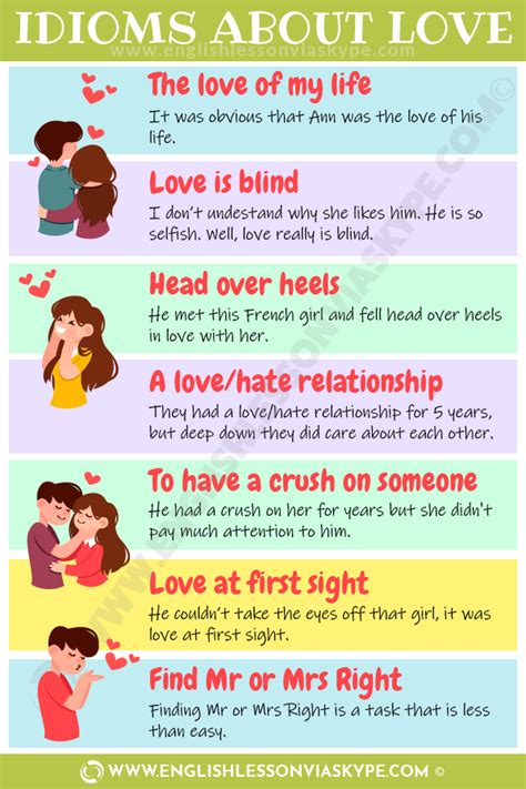 English Love Idioms and Phrases - Learn English with Harry 👴 | Idioms ...