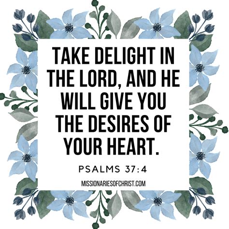 Bible Verse About How to Get the Desires of Your Heart - Missionaries ...