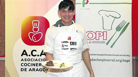 Ariel Munguía mejor joven promesa de cocina aragonesa