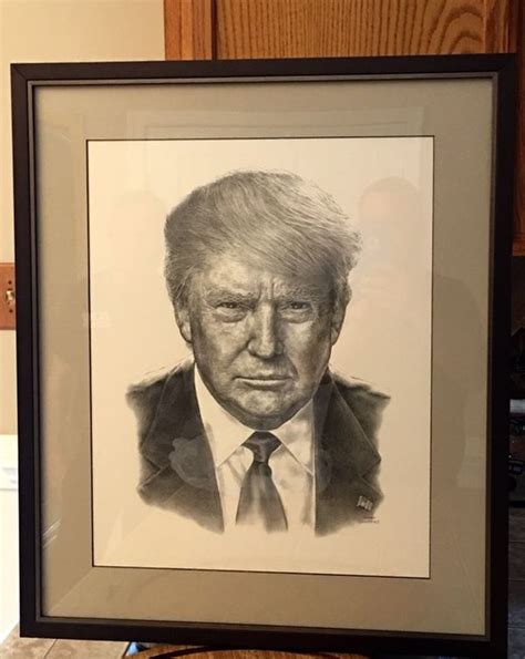 Rare Limited Edition Donald Trump Lithograph 1 Of 2000 Made