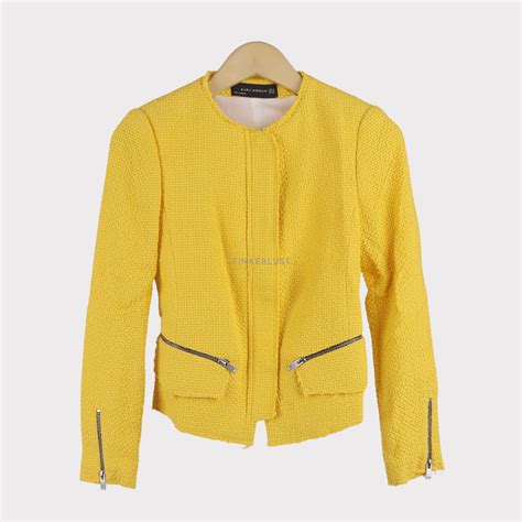 Pakaian Outerwear Jaket Zara Mustard Jacket Tinkerlust