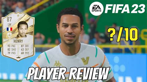 Thierry Henry 87 Base Icon Player Review Fifa 23 Ultimate Team