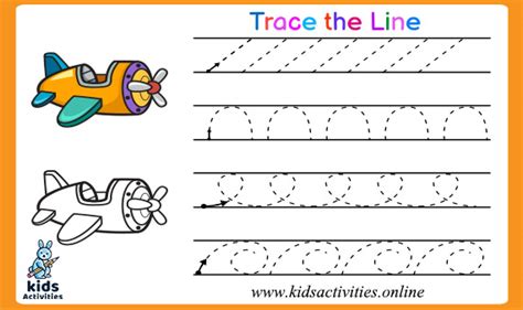 Free Tracing Lines Worksheets For 3 Year Olds ⋆ Kids Activities