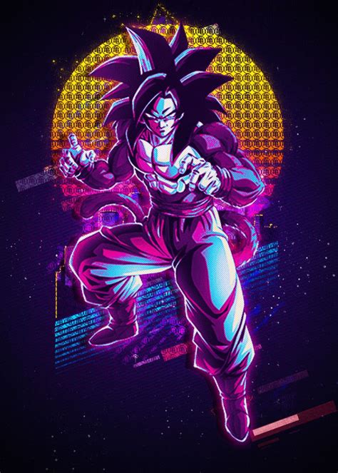 Goku Dragonball Poster By Introv Art Displate Dragon Ball Super