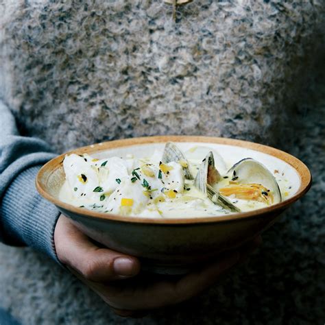 Clam and Cod Chowder Recipe | Bon Appétit