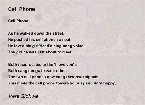 Poems About Telephones This Work Will Take Dancing': Two Poems By