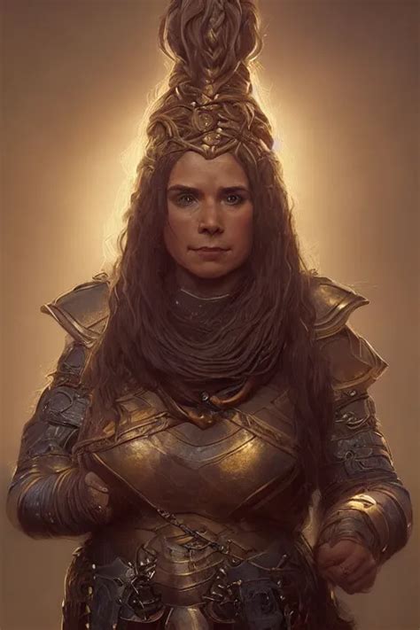 Portrait Female Dwarf Queen Bronze Dwarven Stable Diffusion Openart