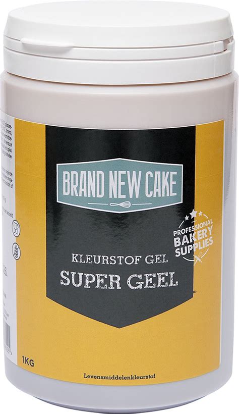 Brandnewcake Kleurstof Gel Super Geel Kg Eetbare Voedingskleurstof