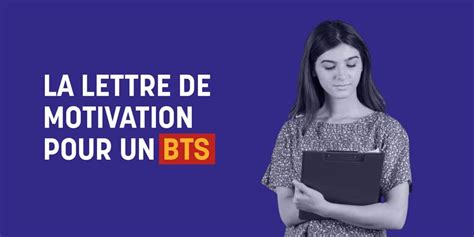 Lettre De Motivation BTS Exemples Et Astuces