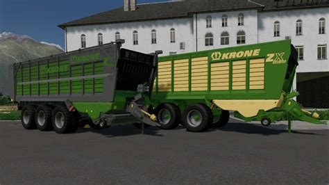 Ls Anh Nger Ladewagen Krone Zx Gd Pack F R Landwirtschafts