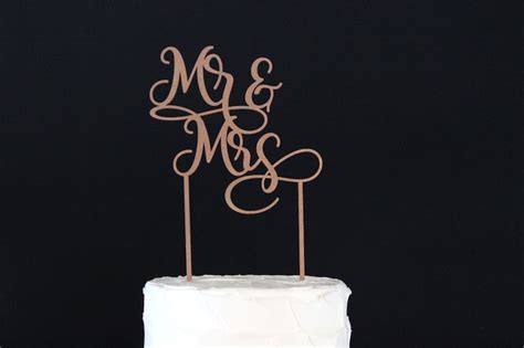 Mr And Mrs Cake Topper Wedding Cake Topper Bridal Shower Etsy