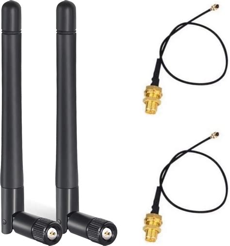 Bingfu WLAN Antenne Dualband 2 4 GHz 5 GHz 5 8 GHz 3dBi MIMO RP SMA