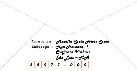 Envelope Em Branco Verso Como Preencher Envelope Carta Envelope My