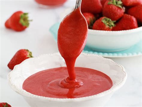 Coulis De Fraises Avec Ou Sans Cuisson Recette Par Cuisine Culinaire