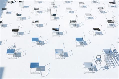 Nendo Presents 50 Manga Chairs In Milan Palazzo Courtyard