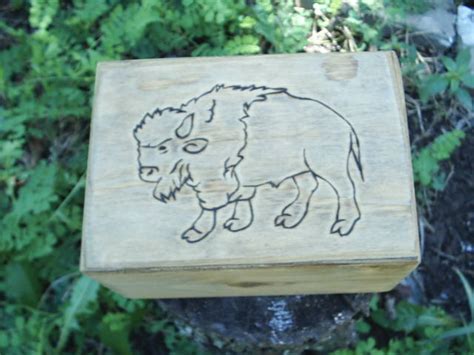 Buffalo Totem Spirit Wood Tarot Box Animal Guides Cards New Age