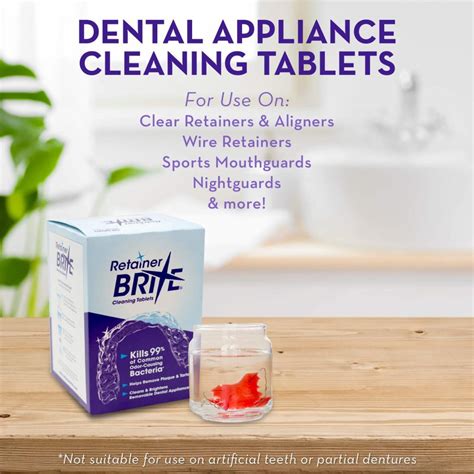 Retainer Brite Tablets For Cleaner Retainers Bold Products USA