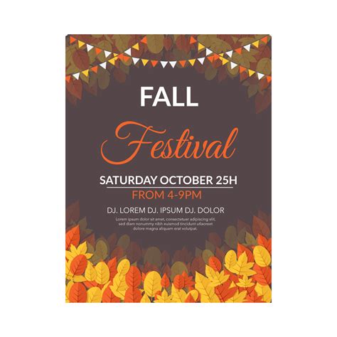 Fall Festival Flyer Templates Free - Detrester.com