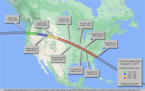 2017 Eclipse Map