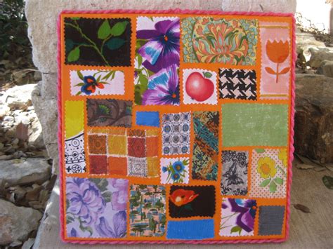 Craft And Opinion Fabric Collage