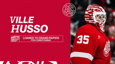 Red Wings Loan Ville Husso To Grand Rapids For Conditioning Detroit