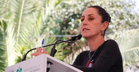 CDMX Sheinbaum pide perdón a Tláhuac por la falta de agua Animal