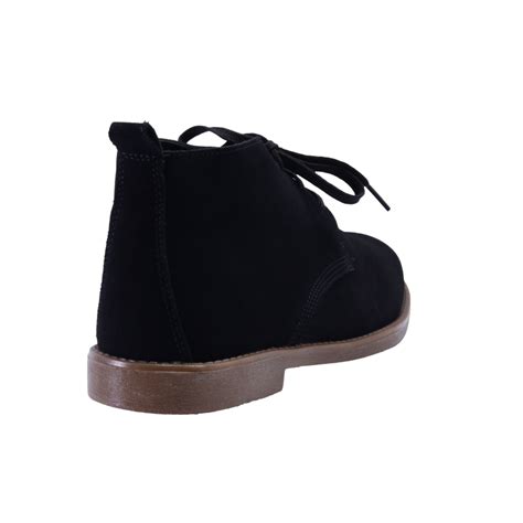 BLACK SUEDE CHUKKA BOOTS