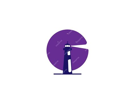 Premium Vector Simple Lighthouse Church Christianity Logo Design Template