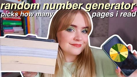 RANDOM NUMBER GENERATOR Controls How Many PAGES I Read For A WEEK