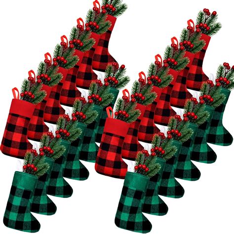 Amazon Skylety Christmas Stockings Bulk Inch Mini Christmas