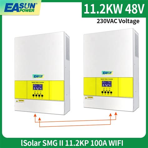 Easun Power Solar Inverter 11 2kw 220vac 48vdc Solar Inverter Pv Input