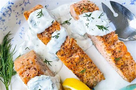 Easy And Healthy Creamy Dill Salmon Recipe