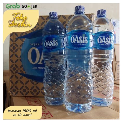 Oasis Air Minum Kemasan 1500 Ml Isi 12 Botol Shopee Indonesia