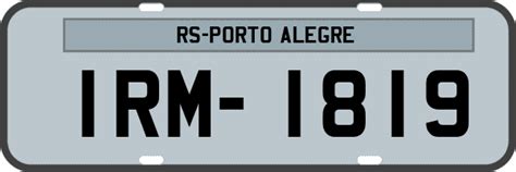 Placa Irm Fiat Uno Mille Economy Modelo Placa Fipe