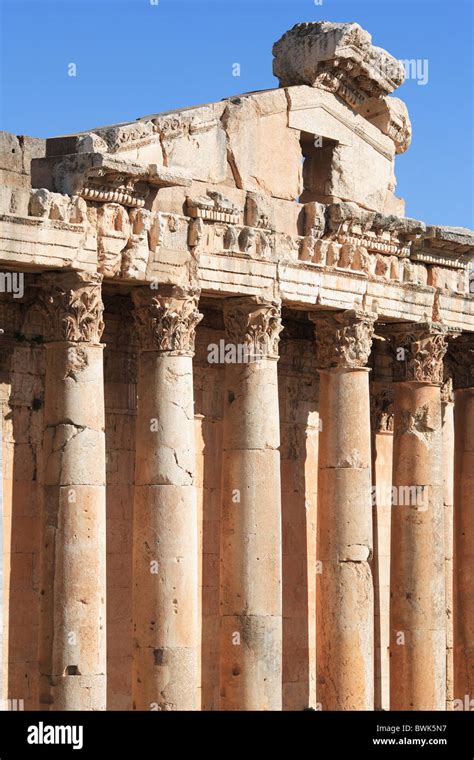 Asia Middle East Oriental Lebanon roman architecture ruins column ...