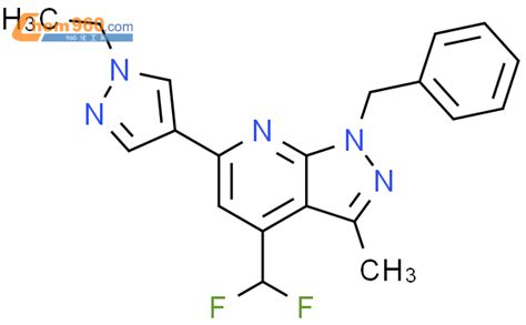 1174856 06 4 1 Benzyl 4 Difluoromethyl 6 1 Ethyl 1H Pyrazol 4 Yl 3