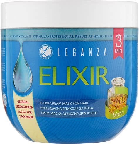 Leganza Cream Hair Mask With Biotin Hair Cream Mask Biotin Elixir