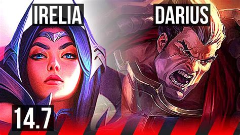 Irelia Vs Darius Top Solo Kills Games K Dmg Kr Master