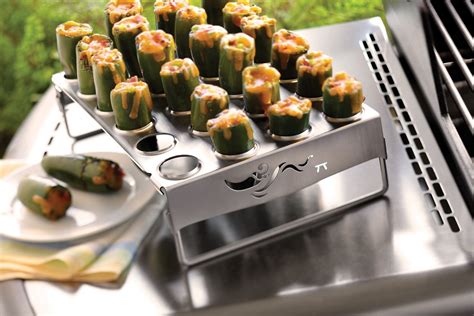 Large Hole Jalapeno Stand or Chicken Leg Grill Rack Outset - 4theGrill.com