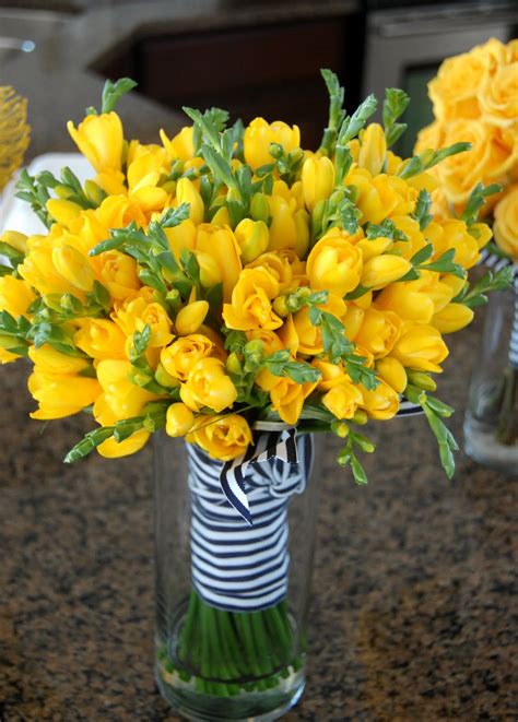 Freesia Bouquet Freesia Bouquet Wedding Flowers Flower Power