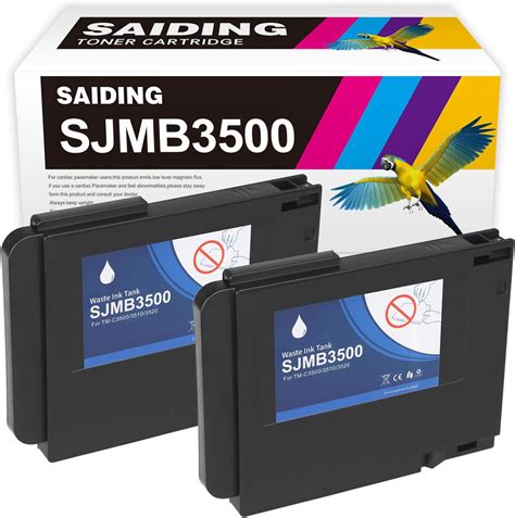 Amazon Epson Tm C Black Ink Cartridge Sjic P K Office Products