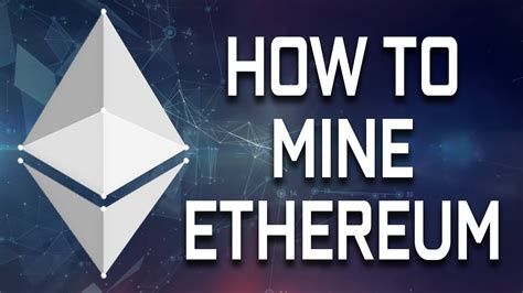 How To Mine Ethereum Very Easy Youtube