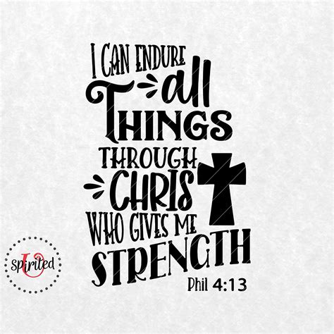 Scripture Svg Bible Verse Svg Phil 4 13 Svg Bible Verse Etsy Images And Photos Finder