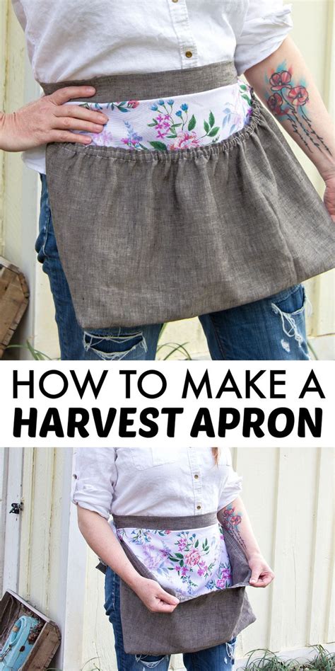 How To Make A DIY Harvest Apron Make And Takes Apron Sewing Pattern