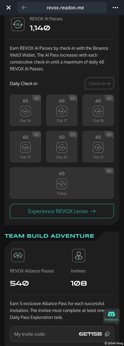 Airdrop Binance Web3wallet Revox Only 3 Days Left Never M Defi King On Binance Square