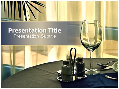 Restaurant Menu Powerpoint Template PARAHYENA