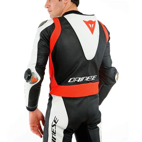 Mono Dainese Laguna Seca Profesional Perforado Ngr Blc Rojo Fluor