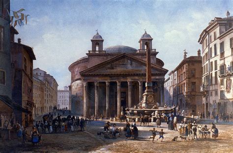 The Pantheon In Rome Painting By Granger Fine Art America