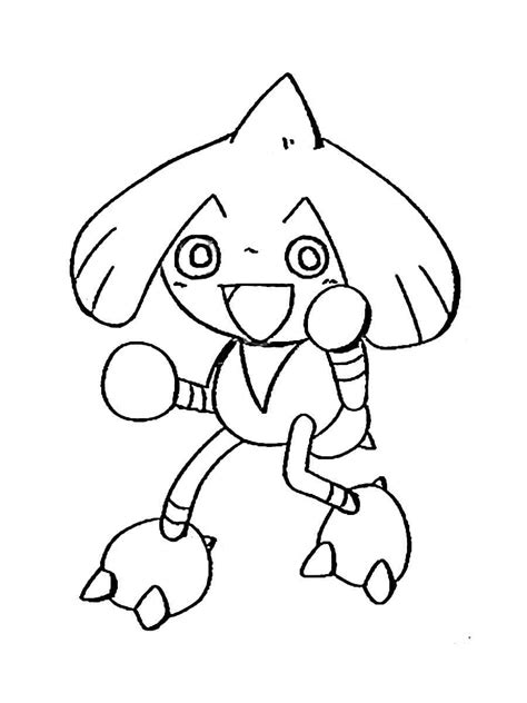 Hitmontop Pokemon Coloring Pages Free Printable