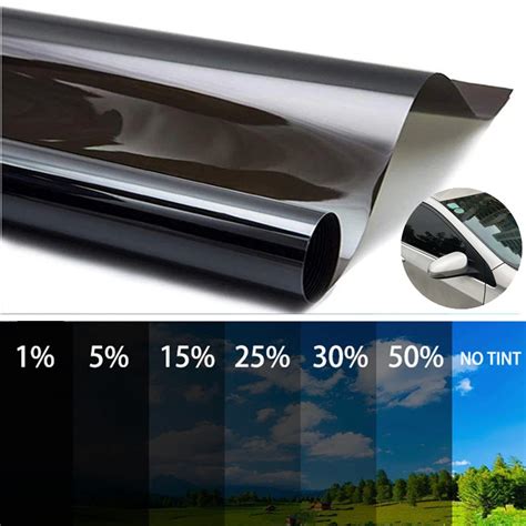 300x50cm Black Car Window Tint Film Glass 5 50 Roll Car Auto Window